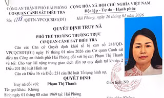 Bà 'trùm' điều hành nhóm cho vay lãi nặng ở Hải Phòng