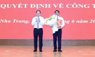 Công bố quyết định của Ban Thường vụ Tỉnh ủy Khánh Hòa về công tác cán bộ