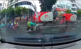 Triệu tập đối tượng đập kính, tấn công tài xế xe tải ở TPHCM