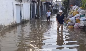 Bến Ninh Kiều ở Cần Thơ lại ngập