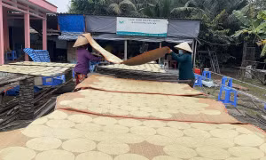 Làng bánh di sản trăm năm ở Vĩnh Long vào mùa Tết