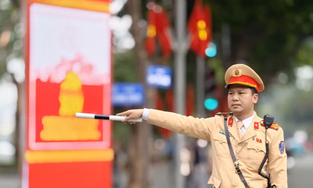 Hà Nội: Phân luồng giao thông phục vụ Đại hội Công đoàn Việt Nam lần thứ XIV
