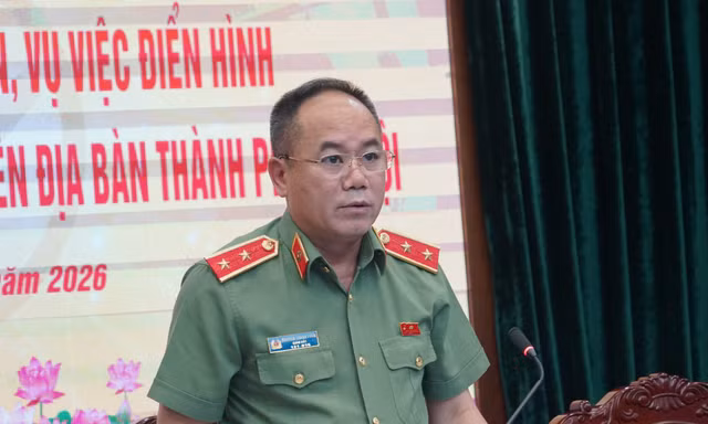 Trung tướng Nguyễn Thanh Tùng - Giám đốc Công an TP Hà Nội.