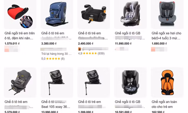 Bắt buộc lắp ghế trẻ em trên ô tô: Ồ ạt đặt mua, giá tăng chóng mặt 