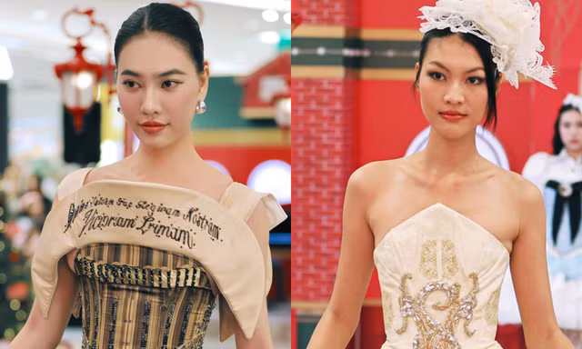 Á hậu Thu Thảo và người mẫu Bảo Ngọc góp mặt trong show thời trang của sinh viên trường ĐH Tôn Đức Thắng