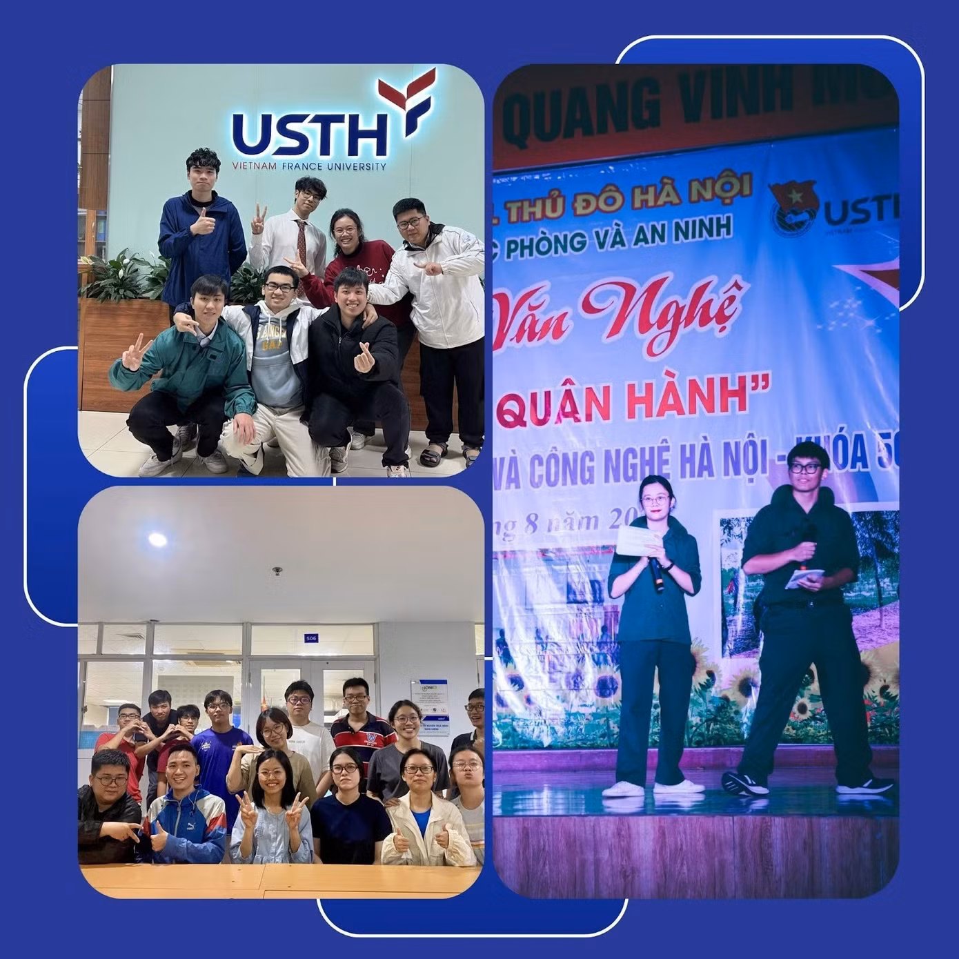 Trong thời gian học tại USTH, Giang Phương Lê tham gia cả hoạt động học thuật và công tác sinh viên.