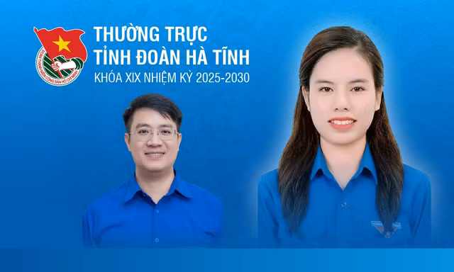 Thường trực Tỉnh Đoàn Hà Tĩnh khóa XIX, nhiệm kỳ 2025-2030