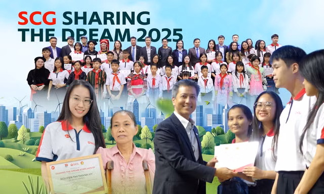 SCG Sharing the Dream 2025: Hơn 18 năm ươm mầm ‘Thế hệ Xanh’ kiến tạo tương lai bền vững 