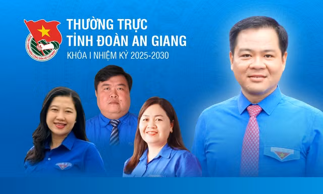 Thường trực Tỉnh Đoàn An Giang khóa I, nhiệm kỳ 2025-2030