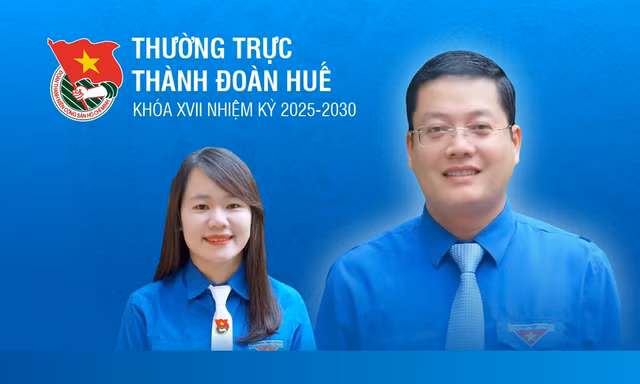 Thường trực Thành Đoàn Huế khóa XVII, nhiệm kỳ 2025-2030