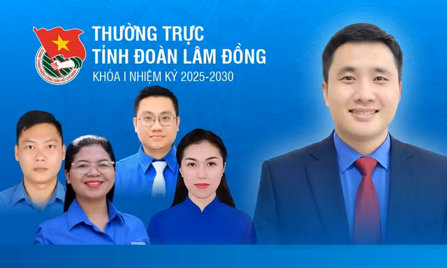 Thường trực Tỉnh Đoàn Lâm Đồng khóa I, nhiệm kỳ 2025-2030