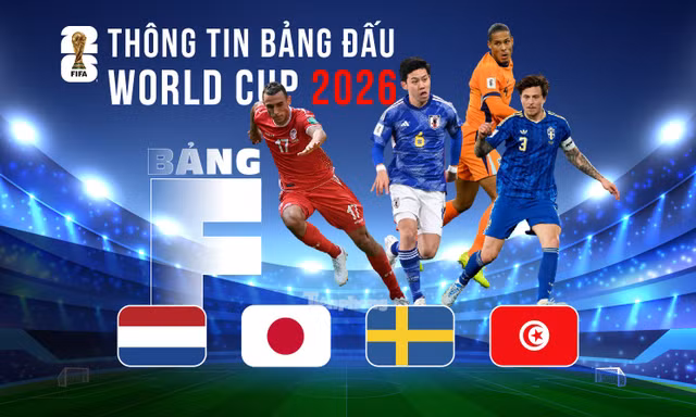 Thông tin bảng F FIFA World Cup 2026: Cạm bẫy trên hành trình của Hà Lan