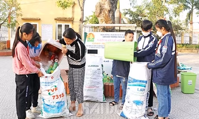 Hải Phòng: Mô hình hay, sáng tạo thu hút học sinh phân loại rác tại nguồn