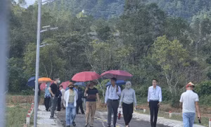 Trước đó dự án đất nền ven sông tại xã Toàn Lưu được mở bán rầm rộ, rất đông người đến xem, song địa phương khẳng định địa phương không có dự án đất nền nào.