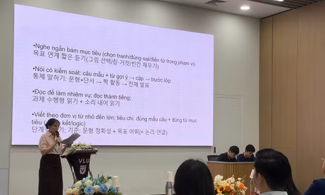 Tổng kết chương trình bồi dưỡng giáo viên tiếng Hàn 2025 