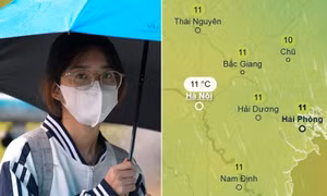 Miền Bắc sắp đón không khí lạnh mạnh: Hà Nội mưa rét, nhiệt độ giảm bao nhiêu?