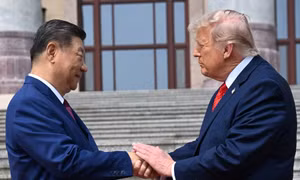 Chủ tịch Tập Cận Bình và Tổng thống Donald Trump tại Trung Quốc