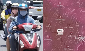 Miền Bắc chuyển từ mưa dông sang thời tiết nắng nóng diện rộng
