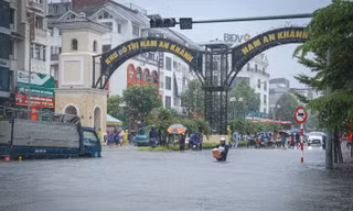 Hà Nội lên kịch bản ứng phó mưa cực đoan, sẵn sàng xử lý 141 điểm ngập úng