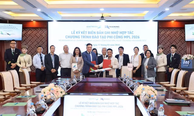 Bamboo Airways và BAA Training Vietnam ký kết MOU, tăng cường hợp tác đào tạo phi công