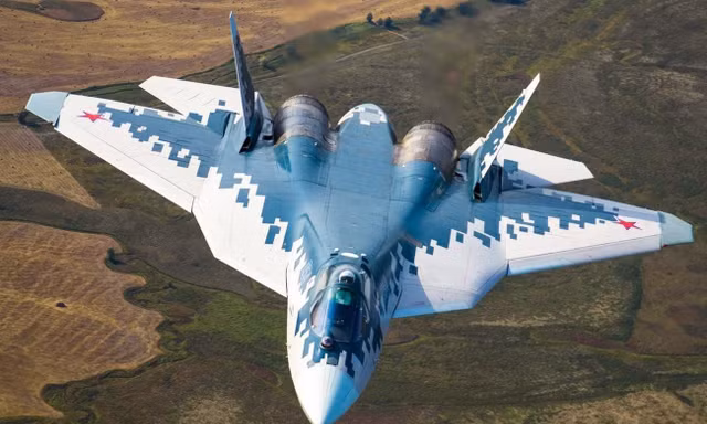 Tiêm kích tàng hình Su-57 Nga tiếp tục xuất hiện ở Trung Đông