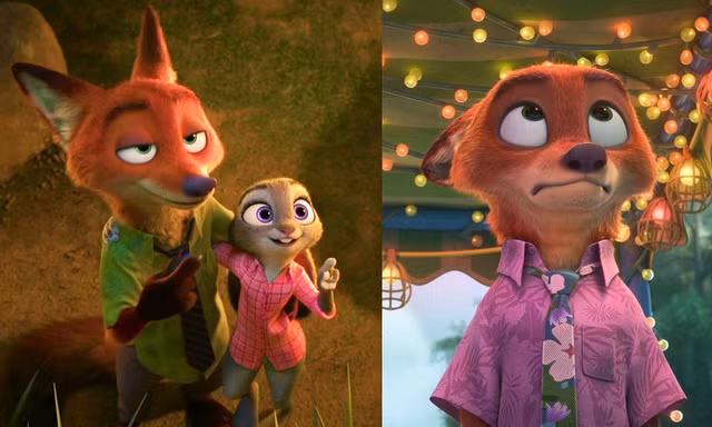 Lý do Cáo Nick mặc sơ-mi hồng trong “Zootopia 2”: Tất cả là vì Thỏ Judy!