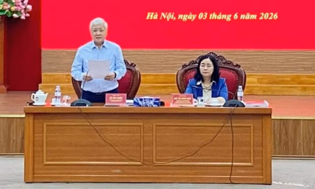 Thông qua dự thảo báo cáo kết quả kiểm tra đối với Ban Thường vụ Đảng ủy MTTQ, các đoàn thể Trung ương