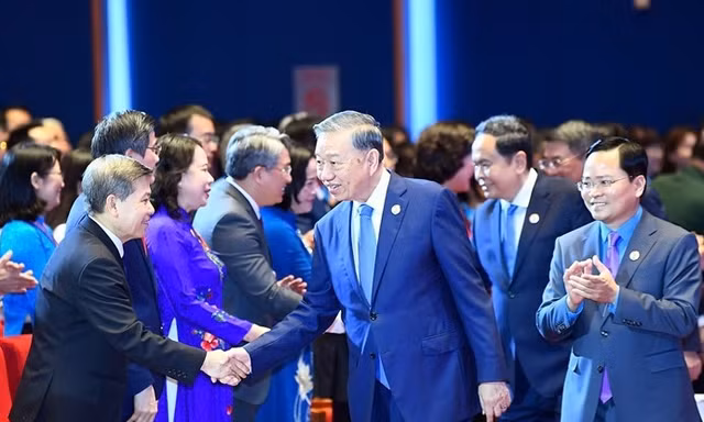 Tổng Bí thư, Chủ tịch nước Tô Lâm dự Đại hội XIV Công đoàn Việt Nam