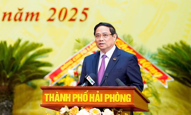 Thủ tướng Phạm Minh Chính nhấn mạnh 3 trọng tâm phát triển kinh tế - xã hội thành phố Hải Phòng