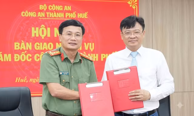 Đại tá Dương Văn Thoan phụ trách Công an TP Huế