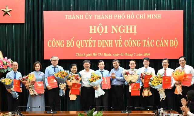 Công bố nhân sự lãnh đạo các cơ quan báo chí, truyền hình TPHCM sau sắp xếp 