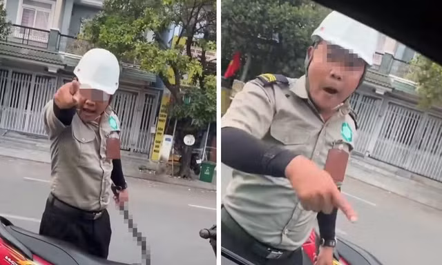 Xác minh hai bảo vệ cầm hung khí chặn ô tô đe dọa tài xế tại TPHCM