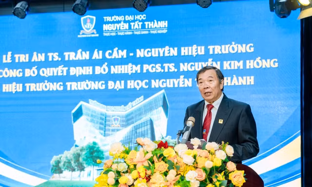 Nguyên hiệu trưởng trường sư phạm hàng đầu cả nước làm hiệu trưởng Trường ĐH Nguyễn Tất Thành