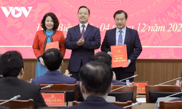 Công bố quyết định của Ban Thường vụ Tỉnh ủy Điện Biên về công tác cán bộ