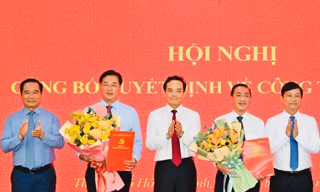 Ông Lê Quốc Phong giữ chức Bí thư Đảng ủy các cơ quan Đảng TPHCM 