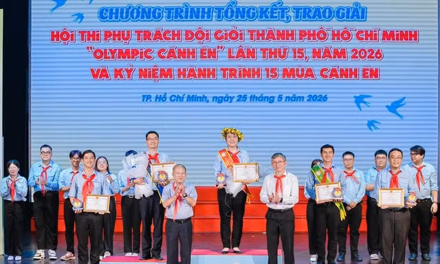 Vinh danh, khen thưởng các thầy cô phụ trách Đội giỏi ở TPHCM