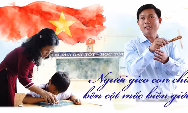 Người gieo chữ bên cột mốc biên giới 