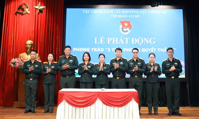 Tuổi trẻ Cục Chính sách - Xã hội thi đua ‘3 Tiên phong quyết thắng’