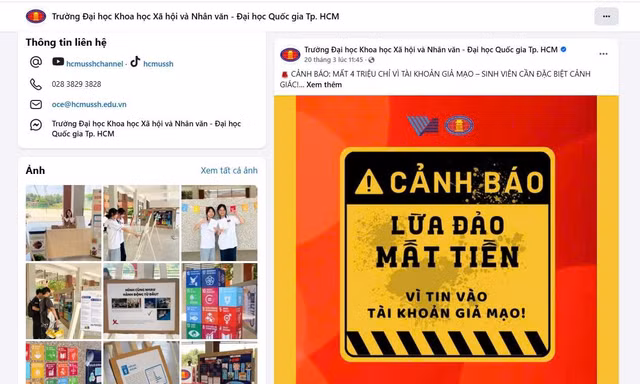 Sinh viên sập bẫy 'cán bộ tài chính giả', mất tiền chỉ trong vài phút
