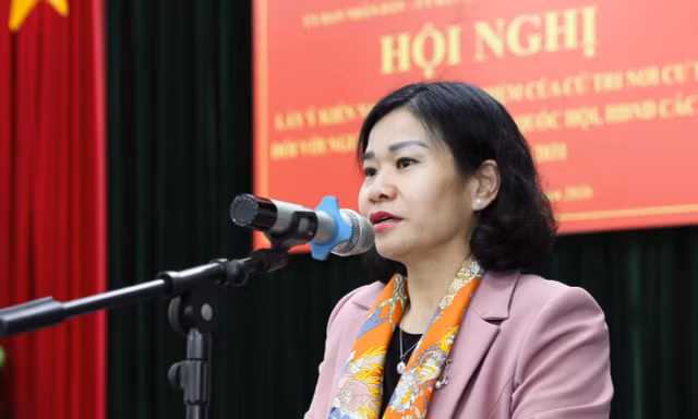 Cử tri nơi cư trú thống nhất giới thiệu bà Nguyễn Thị Tuyến ứng cử đại biểu Quốc hội