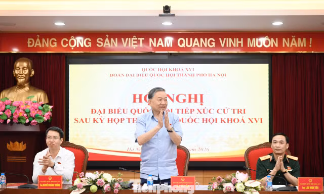 Tổng Bí thư, Chủ tịch nước Tô Lâm tiếp xúc cử tri Hà Nội