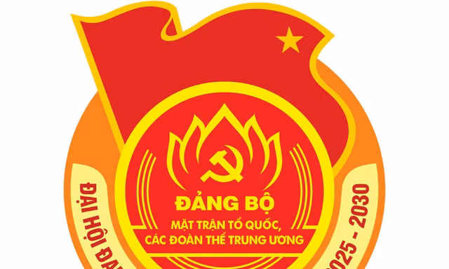 Công bố Logo Đại hội Đảng bộ MTTQ, các đoàn thể Trung ương lần thứ I, nhiệm kỳ 2025 – 2030