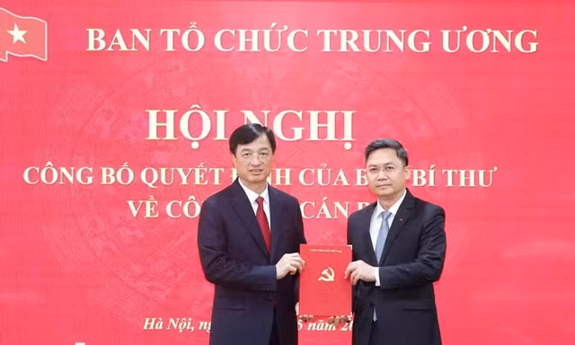 Trưởng Ban Tổ chức Thành ủy Hà Nội Hà Minh Hải làm Phó trưởng Ban Tổ chức Trung ương