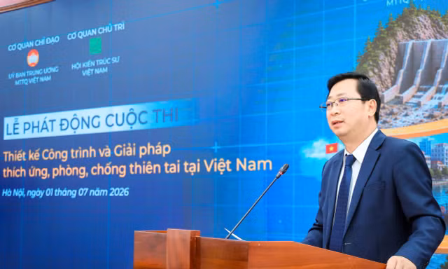 Phát động cuộc thi thiết kế công trình và giải pháp thích ứng, phòng, chống thiên tai tại Việt Nam