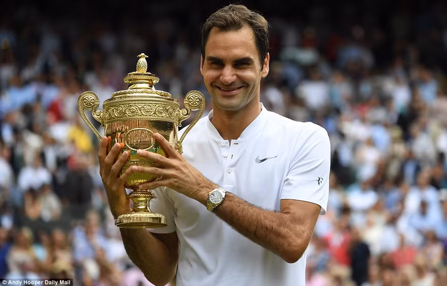 Federer lần thứ tám vô địch Wimbledon