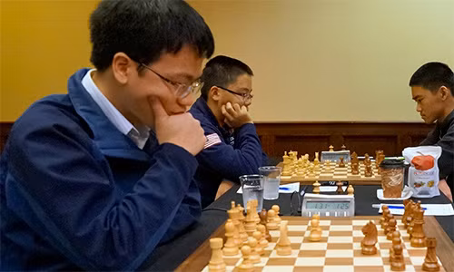 Quang Liêm chiến thắng nhờ chiến thuật táo bạo, nhưng hợp lý. Ảnh: Chess Daily. 