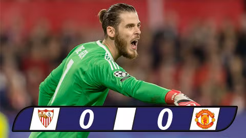 De Gea lập kỷ lục cứu thua, M.U hòa trong tủi hổ