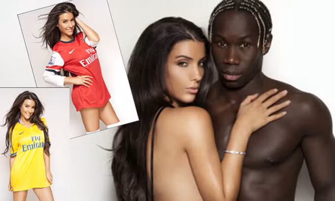 Chào World Cup, mỹ nhân Arsenal độ siêu xe cực độc
