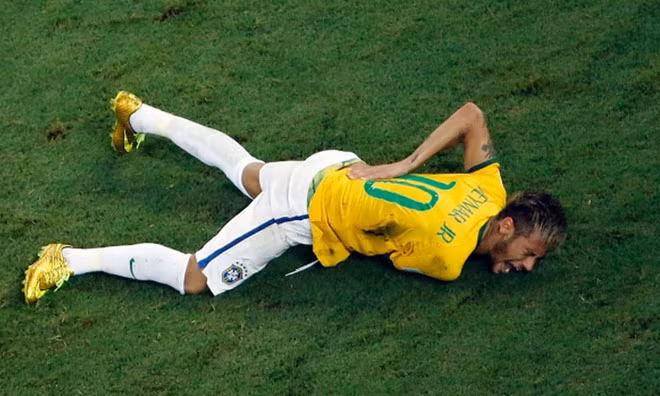 Chấn thương cột sống, Neymar sớm chia tay World Cup