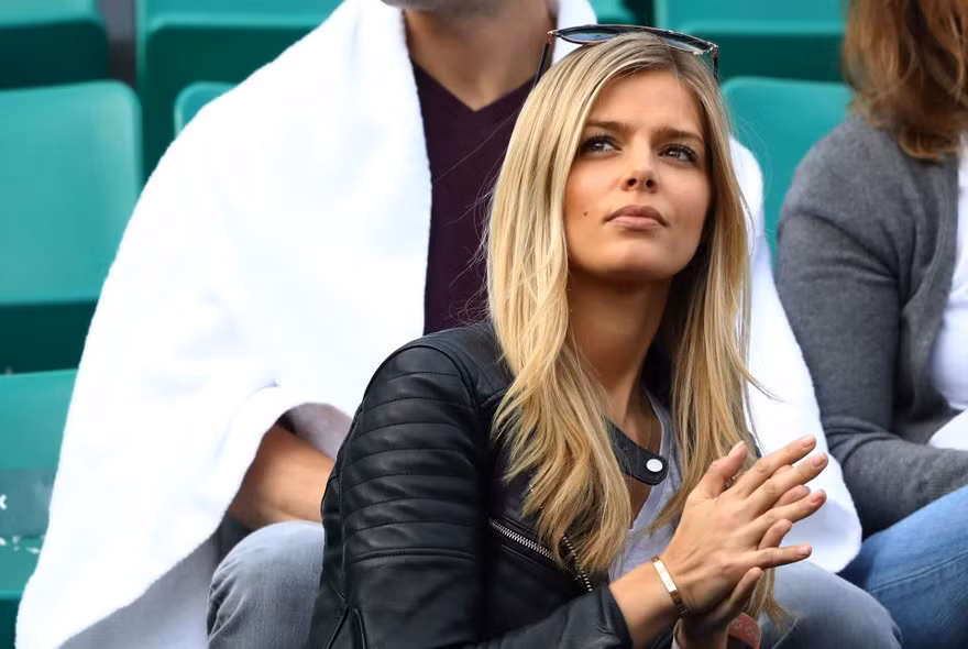 Mỹ nhân Canada trên khán đài Wimbledon.